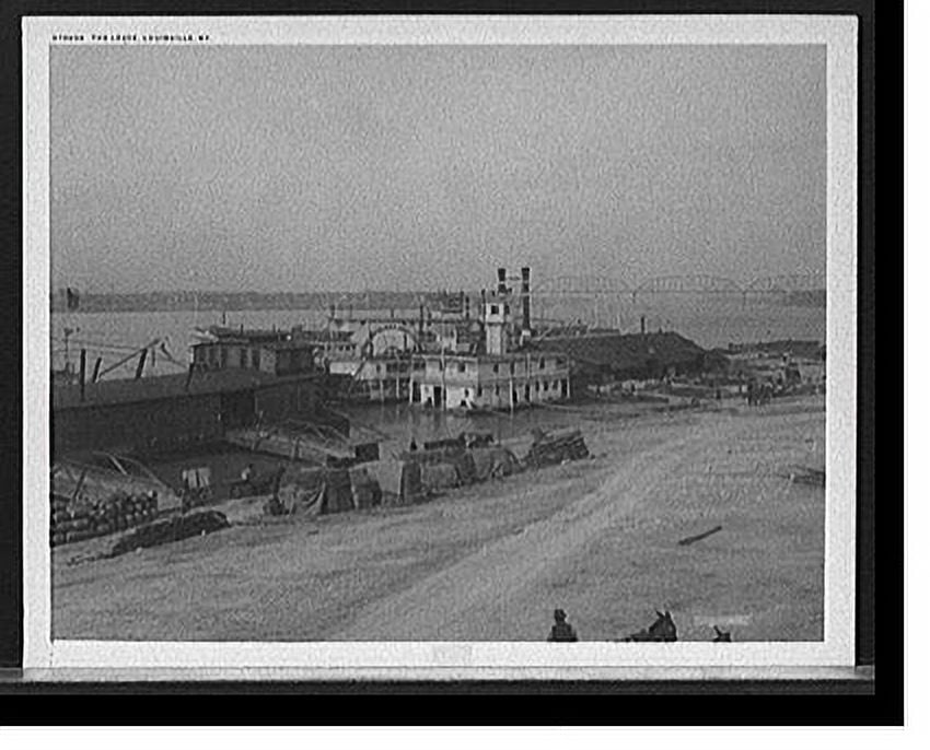 Historic Print, The Levee, Louisville, Ky. 3, 16" x 20"
