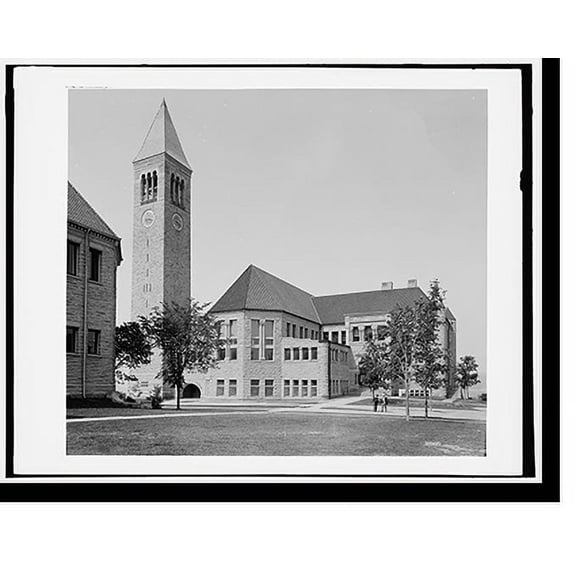 Historic Print, The Library, Cornell University - 2, 18" x 24"