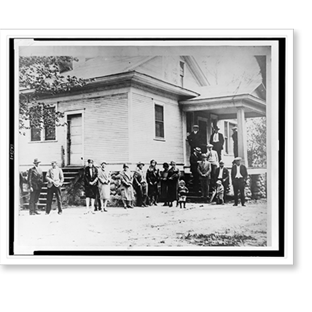Historic Print, The Little Falls, Minn., farm home of the late