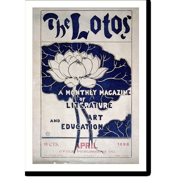 Historic Print, The Lotos. A monthly magazine of literature and art education, 18" x 24"