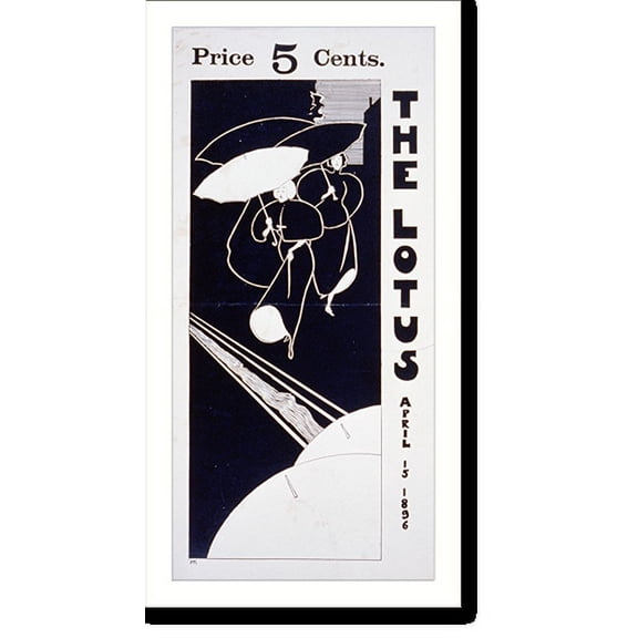 Historic Print, The Lotus, April 15, 1896 : Price 5 cents.MK, 16" x 20"