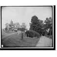 thumbnail image 1 of Historic Print, The Maples, residence of Mrs. Julia C.R. Dorr, Rutland, Vt., 18" x 24", 1 of 3