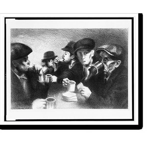 Historic Print, The Mission.Raphael Soyer., 16" x 20"