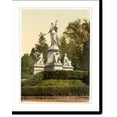 Historic Print, The Monument St. Jacob Basle Switzerland, 16" x 20