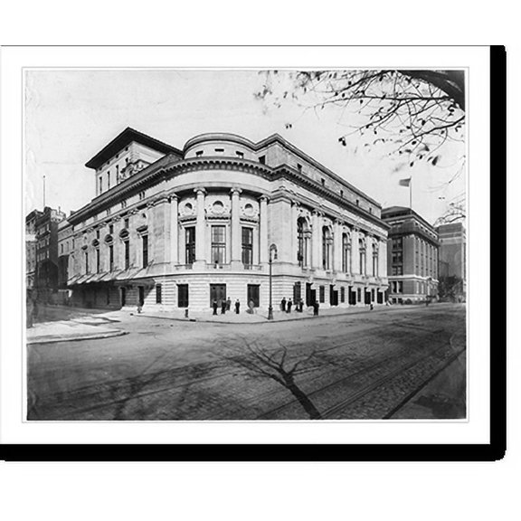 Historic Print, The New Theatre, Central Park West 62nd & 63rd Sts., 18" x 24"