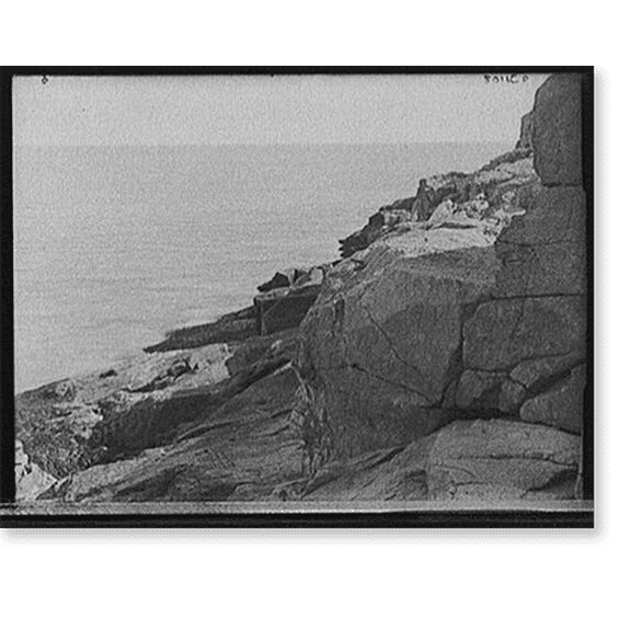Historic Print, [The Old Lady, York Beach, Me.], 18" x 24"