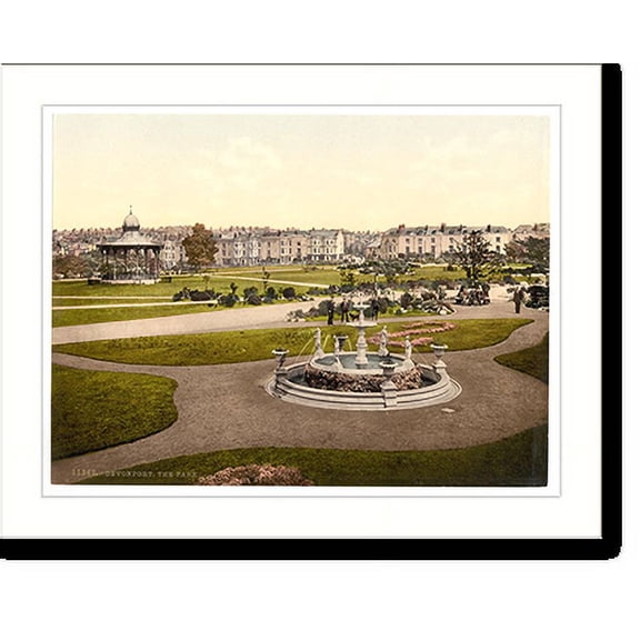 Historic Print, The Park Devonport England, 16" x 20"