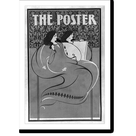 Historic Print, The Poster. Miss Art and Miss Litho., 16" x 20"