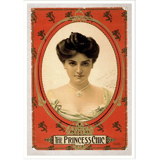 Historic Print, The Princess Chic, 16" x 20"