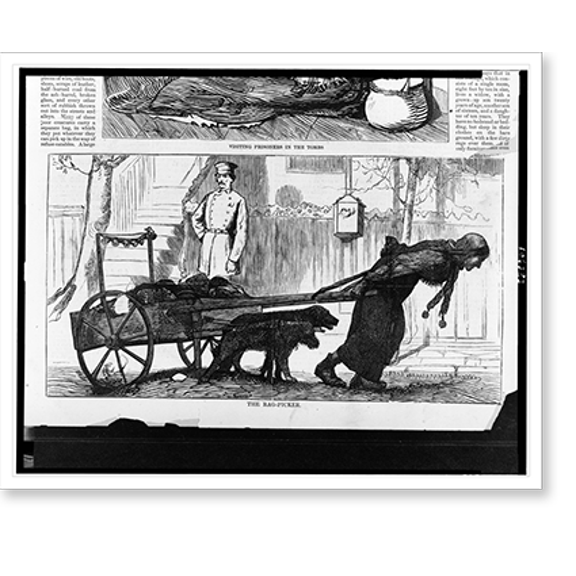 Historic Print, The Rag-picker, 18" x 24"