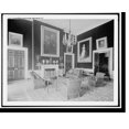 Historic Print, The Red Room, White House, Washington, D.C., 16" x 20