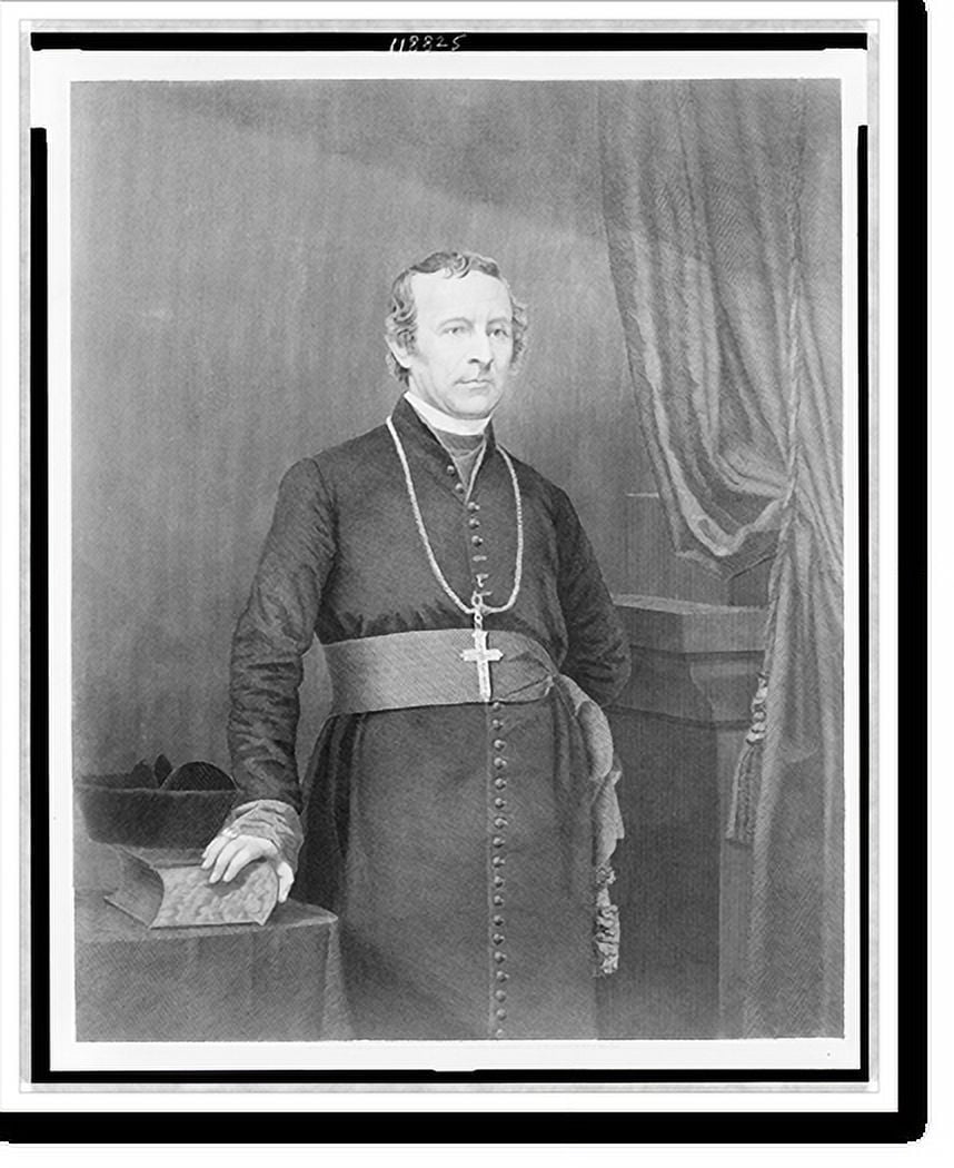 Historic Print, The most Revd. John Hughes. of New York