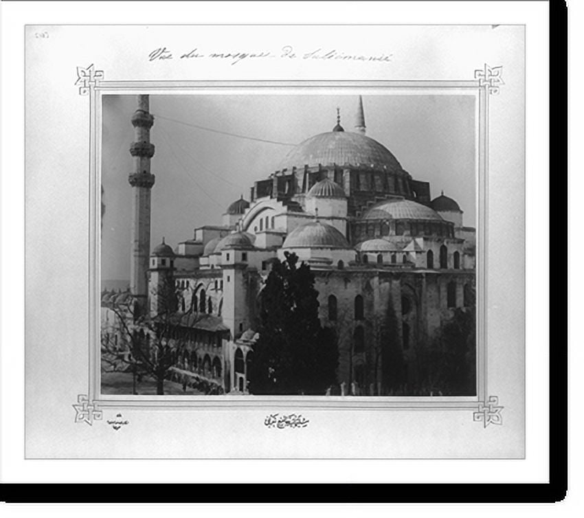Historic Print, [The Süleymaniye Camii (mosque)].Lieutenant Colonel of ...