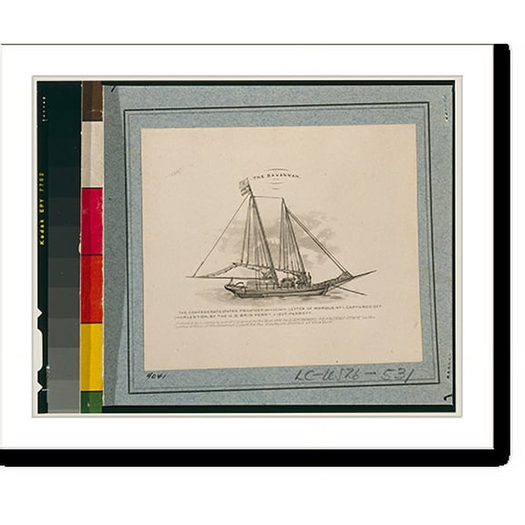 Historic Print, The Savannah - 3, 18" x 24"