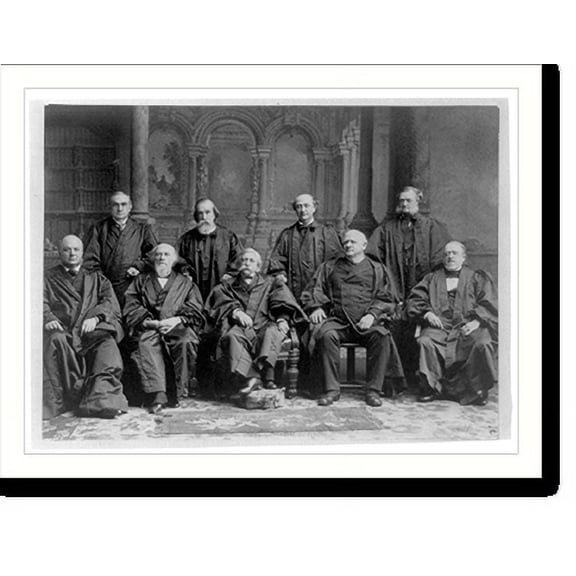 Historic Print, The Supreme Court - group portrait, 16" x 20"