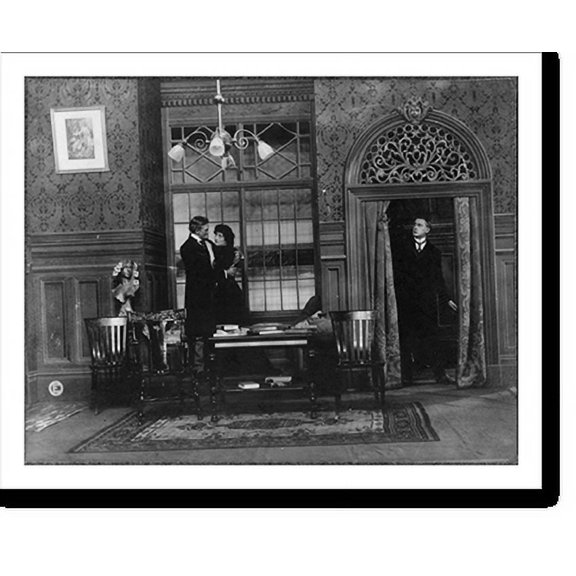 Historic Print, The Tale the Ticker Told (Scene 3), 18" x 24"