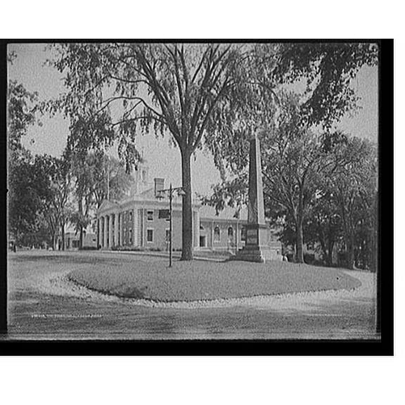 Historic Print, The Town Hall, Lenox, Mass., 16" x 20"