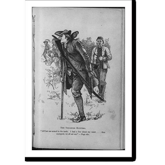 Historic Print, The Treasure Hunters, 18" x 24"