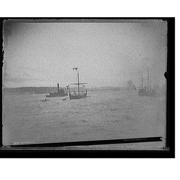 Historic Print, The Viking ship - 4, 16" x 20"