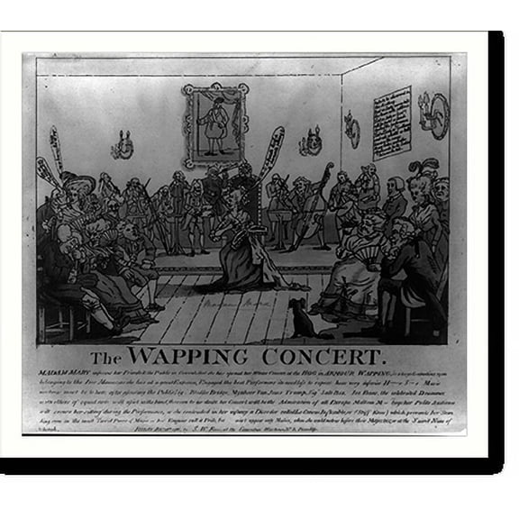 Historic Print, The Wapping concert, 16" x 20"