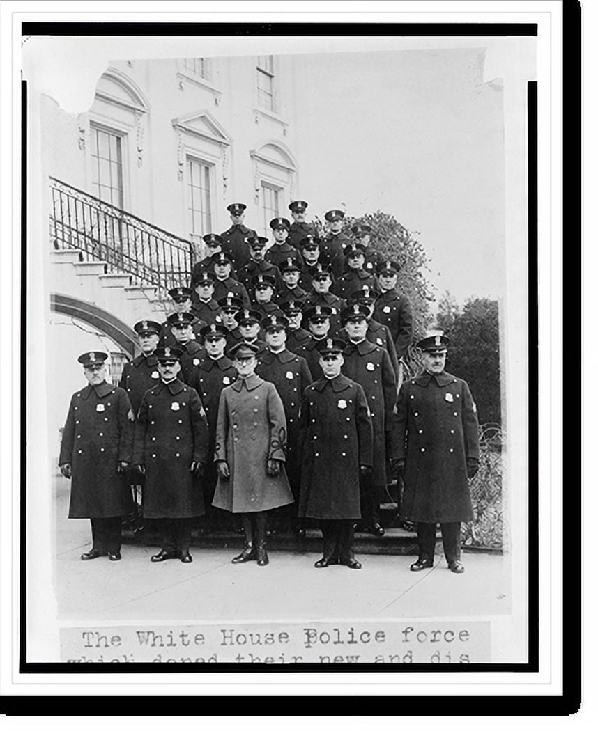 Historic Print, The White House police force which doned [sic] their
