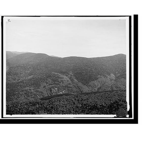 Historic Print, The White Mountains from Mt. Avalon, N.H. - 3, 16" x 20"
