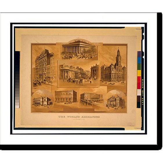 Historic Print, The World's exchanges - 2, 16" x 20"