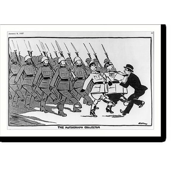 Historic Print, The autograph collector, 16" x 20"