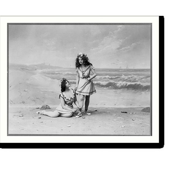 Historic Print, The bathers"", 18" x 24"