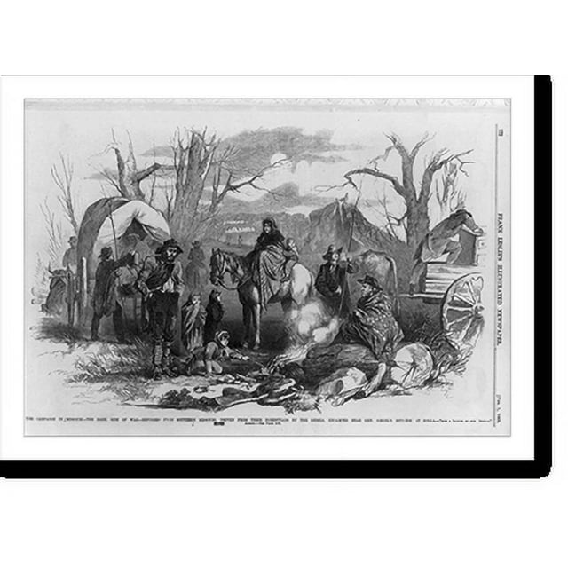 Historic Print, The campaign in Missouri the dark side of war