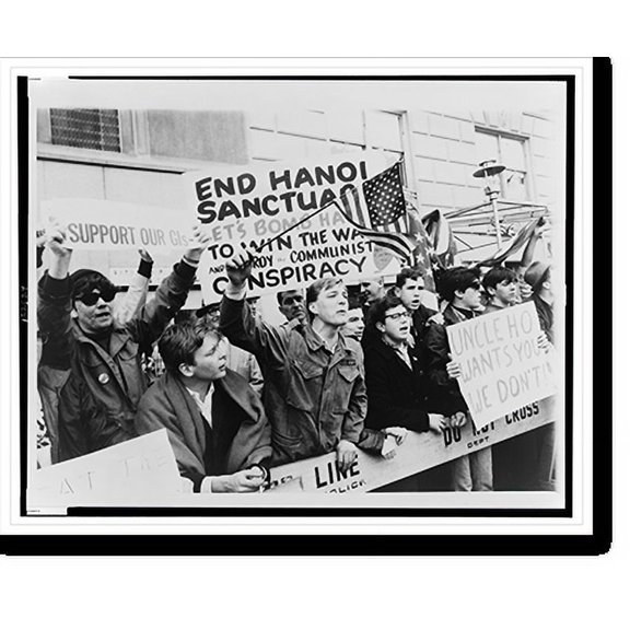 Historic Print, The counter-marchers, 16" x 20"