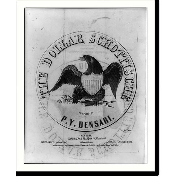 Historic Print, The dollar schottische, 16" x 20"