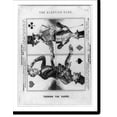 thumbnail image 1 of Historic Print, The election game.turning the cards, 18" x 24", 1 of 3