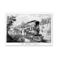Historic Print, The express train, 16" x 20"