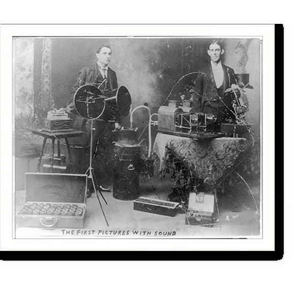 Historic Print, The first pictures with sound"", 16" x 20"