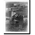 Historic Print, The great railway disaster near Montreal, Canada, 16" x