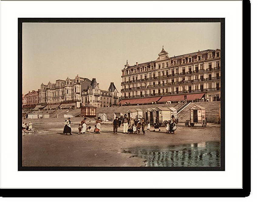 Historic Print, The hotels enberghe Belgium, 16" x 20"