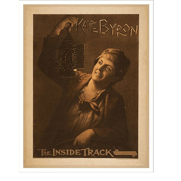 Historic Print, The inside track by F.A. Scudamore., 16" x 20"