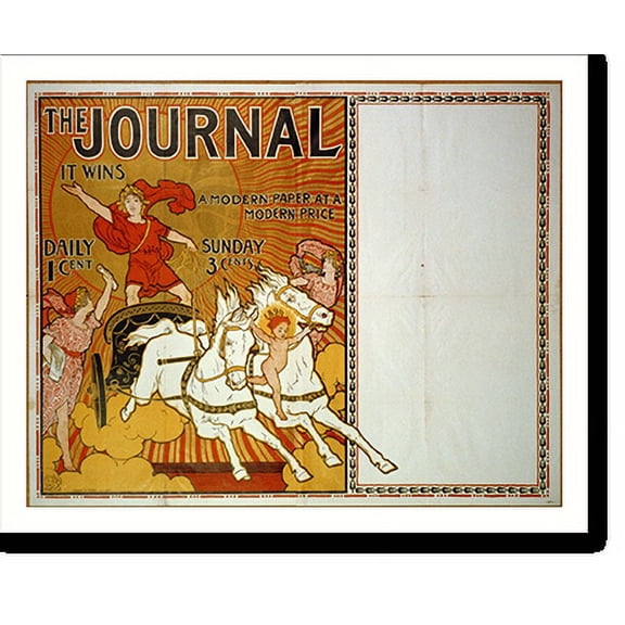 Historic Print, The journal.LJR., 16" x 20"