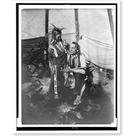 Historic Print, The legend of the peace pipe, 16" x 20"