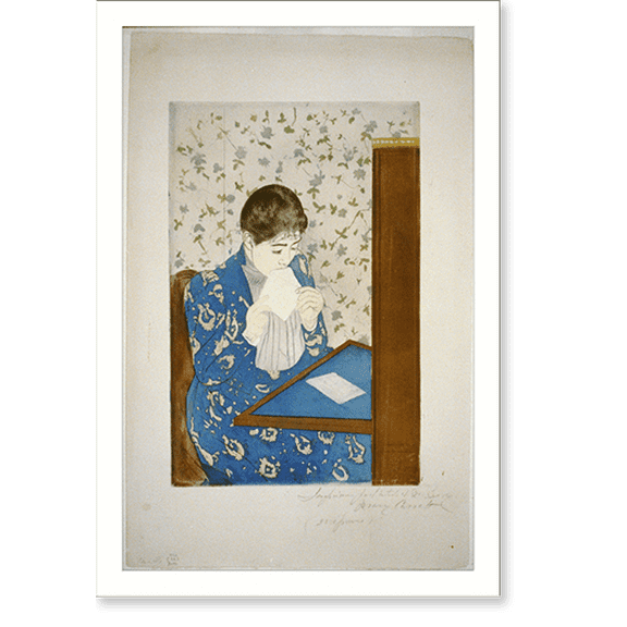 Historic Print, The letter.MC [monogram] . - 3, 18" x 24"