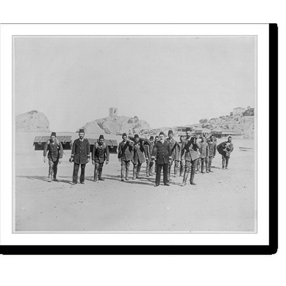 Historic Print, [The lifesaving crew at Riva], 16" x 20"