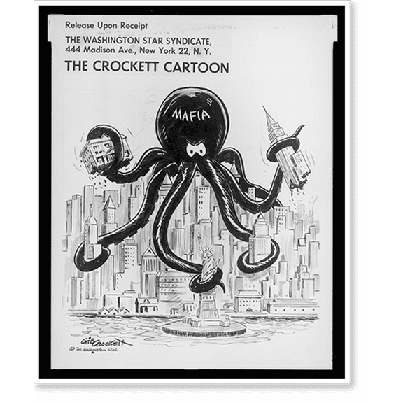 Historic Print, [The mafia taking over New York City], 16" x 20"