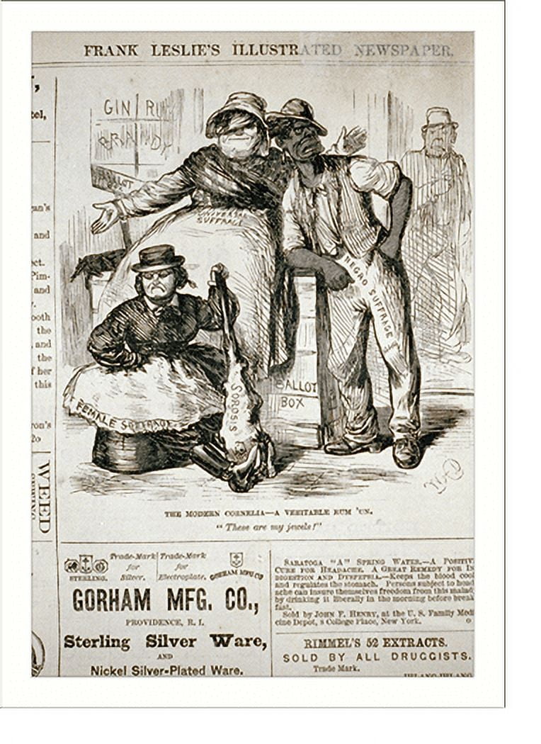 Historic Print, The modern Cornelia, a veritable rum 'un, 16" x 20