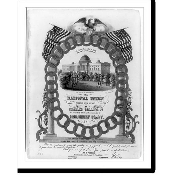 Historic Print, The national union, 18" x 24"