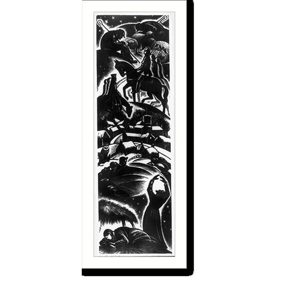 Historic Print, The nativity, 16" x 20"