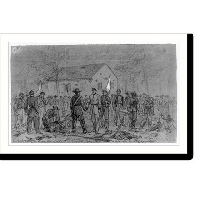 Historic Print, The rebel dodge to cover the retreat into Virginia