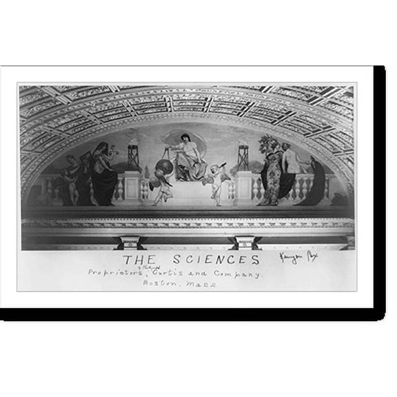 Historic Print, The sciences, 16" x 20"