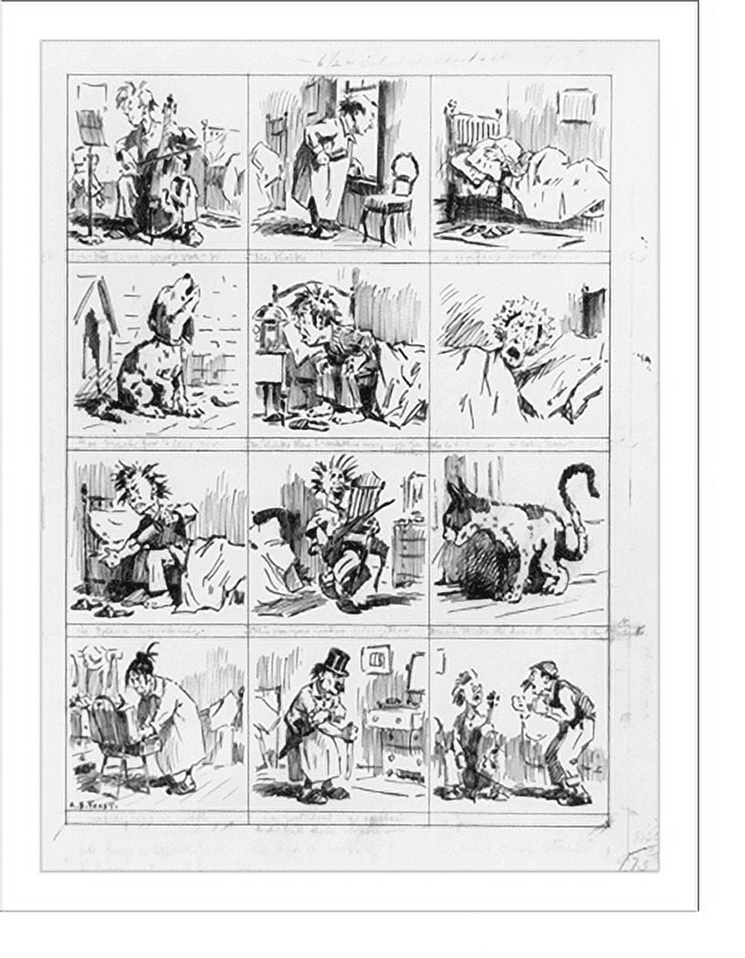 Historic Print, [The secondhand cello and the early morning lesson