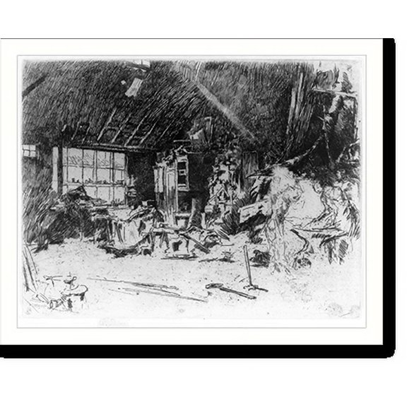 Historic Print, [The smithy], 16" x 20"